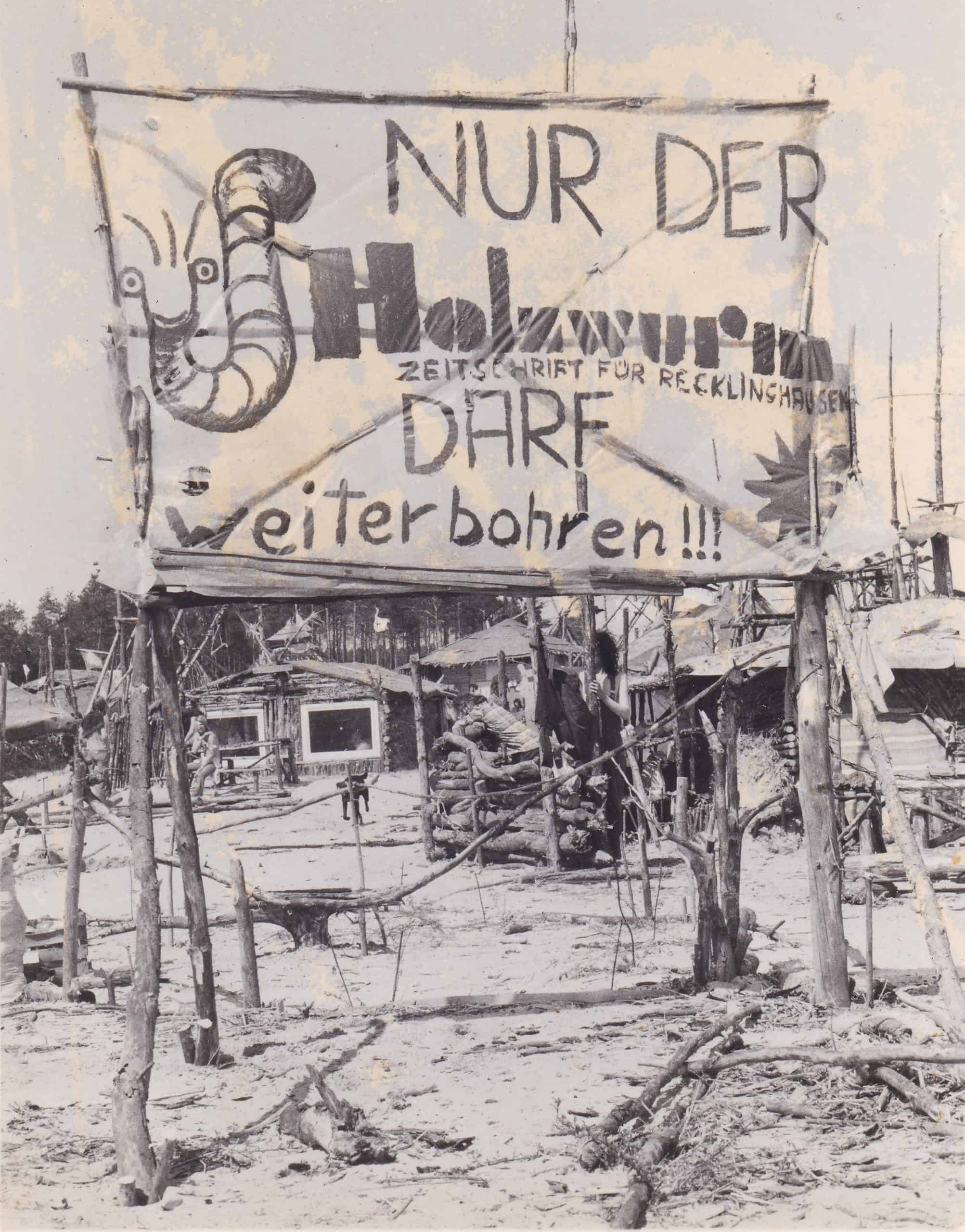 1981 Brokdorf  kurz vor Räumung