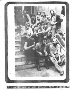 Bilder aus den 1970- und 1980er Jahren 37 Holzwurm Gruppenfoto April 1983
